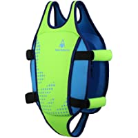 MP Michael Phelps de los niños – Tabla de natación- Infantil- Color Fluorescent Green-Light Blue- tamaño Large